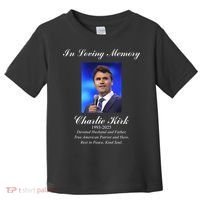 Charlie Kirk In Loving Memory Rest In Peace Toddler T-Shirt thumb 0