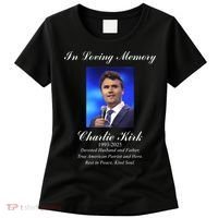 Charlie Kirk In Loving Memory Rest In Peace Women's T-Shirt thumb 0