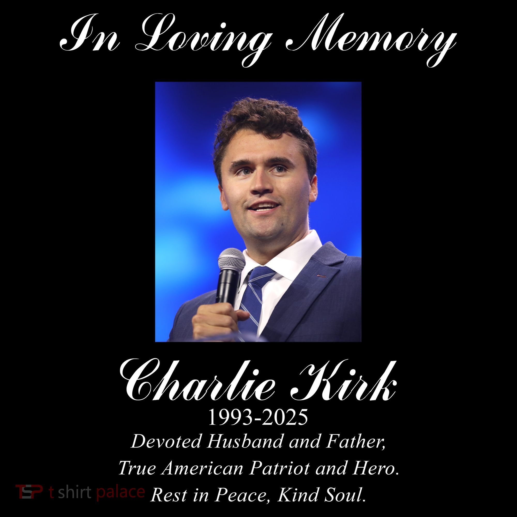 Charlie Kirk In Loving Memory Rest In Peace Kids Sweatshirt