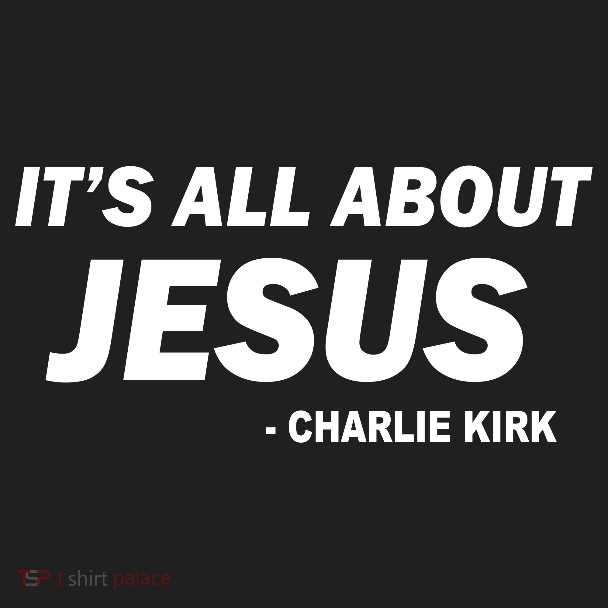 Charlie Kirk It's All About Jesus Women's Sweatshirt
