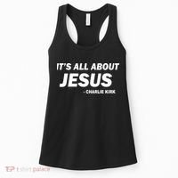 Charlie Kirk It's All About Jesus Women's Tank Top thumb 0