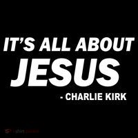 Charlie Kirk It's All About Jesus Toddler Hoodie thumb 2