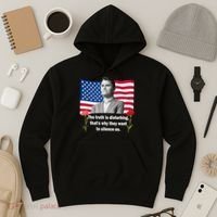 Charlie Kirk Inspired Truth Quote Tribute Hoodie thumb 3