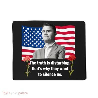Charlie Kirk Inspired Truth Quote Tribute Mousepad