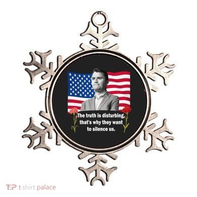 Charlie Kirk Inspired Truth Quote Tribute Ornament