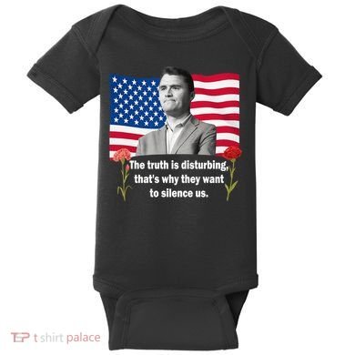 Charlie Kirk Inspired Truth Quote Tribute Baby Bodysuit
