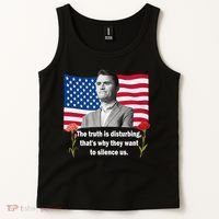 Charlie Kirk Inspired Truth Quote Tribute Tank Top thumb 2