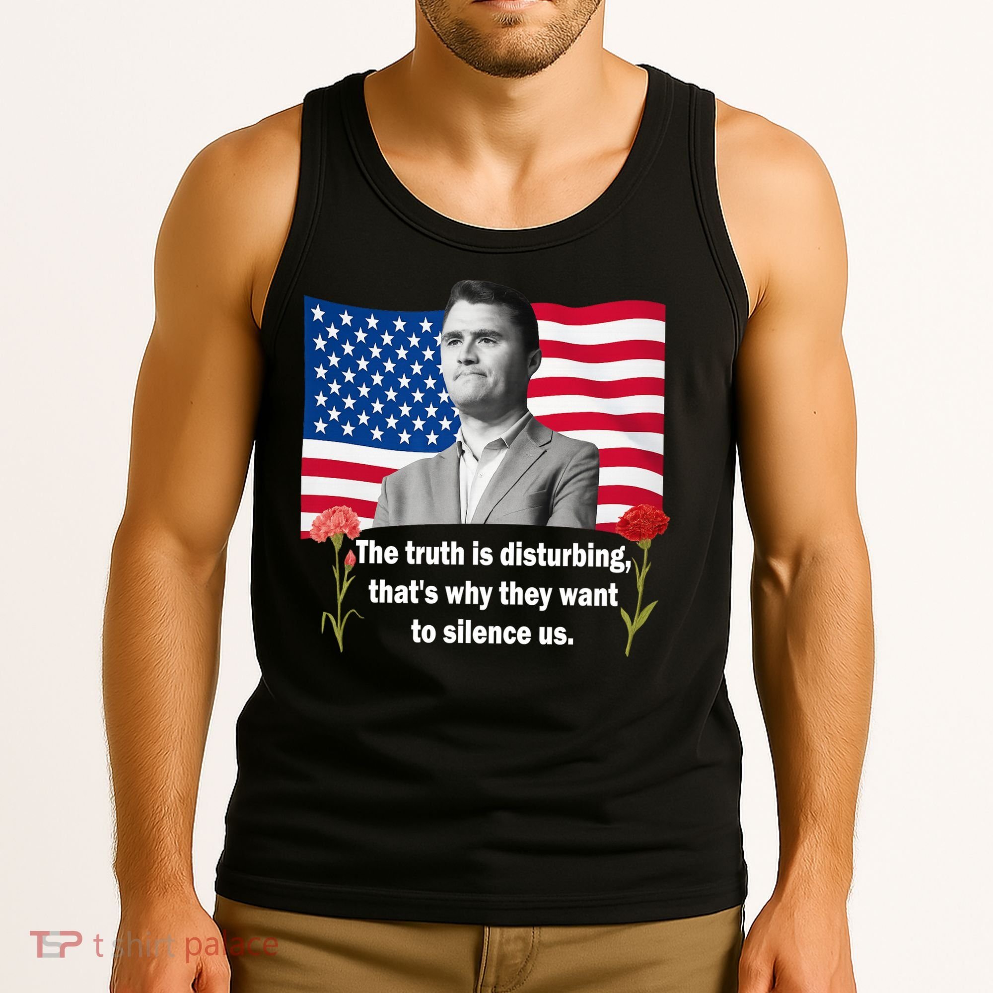 Charlie Kirk Inspired Truth Quote Tribute Tank Top