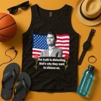 Charlie Kirk Inspired Truth Quote Tribute Tank Top thumb 4