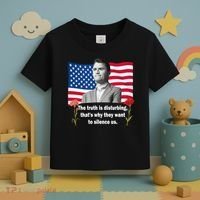 Charlie Kirk Inspired Truth Quote Tribute Toddler T-Shirt thumb 3