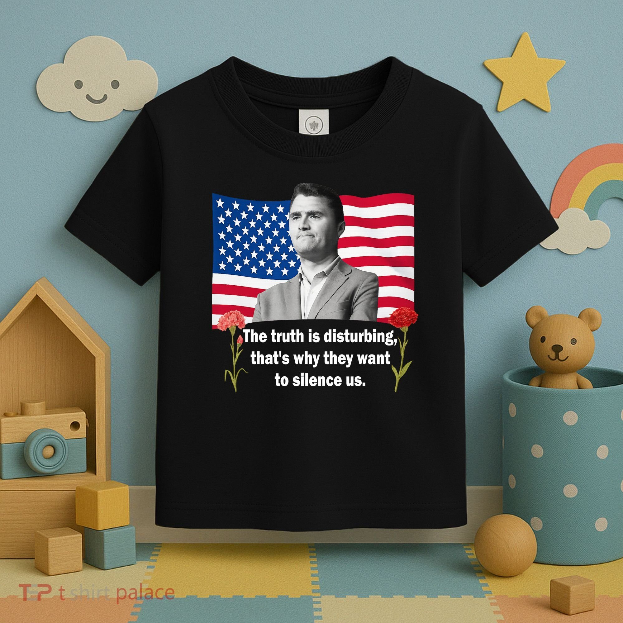 Charlie Kirk Inspired Truth Quote Tribute Toddler T-Shirt