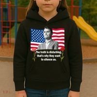 Charlie Kirk Inspired Truth Quote Tribute Kids Hoodie thumb 3