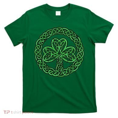 Celtic Knot Irish Shamrock 3Leaf Clover St Pats Day T-Shirt