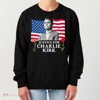 Charlie Kirk Inspired Justice For Charlie Women's Sweatshirt thumb 0