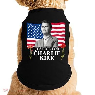 Charlie Kirk Inspired Justice For Charlie Doggie Tank