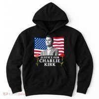 Charlie Kirk Inspired Justice For Charlie Hoodie thumb 0