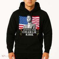 Charlie Kirk Inspired Justice For Charlie Hoodie thumb 2