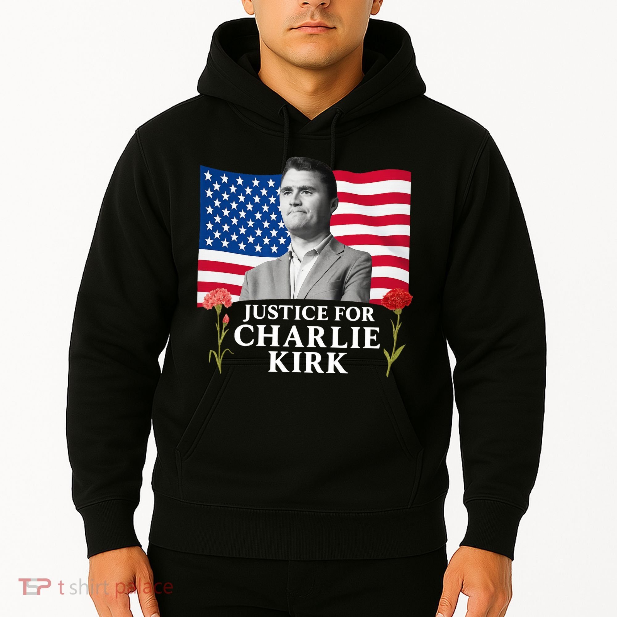 Charlie Kirk Inspired Justice For Charlie Hoodie
