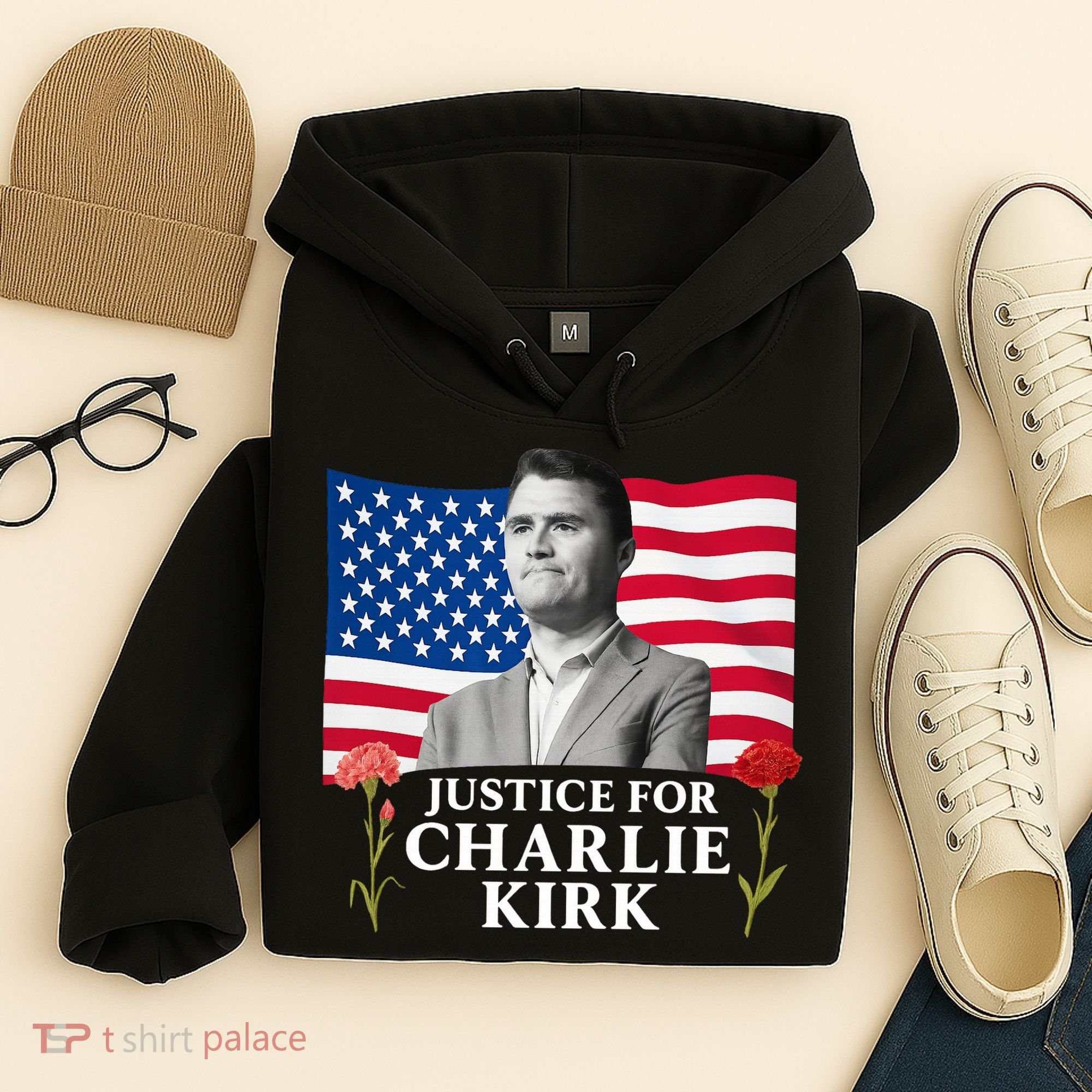 Charlie Kirk Inspired Justice For Charlie Hoodie