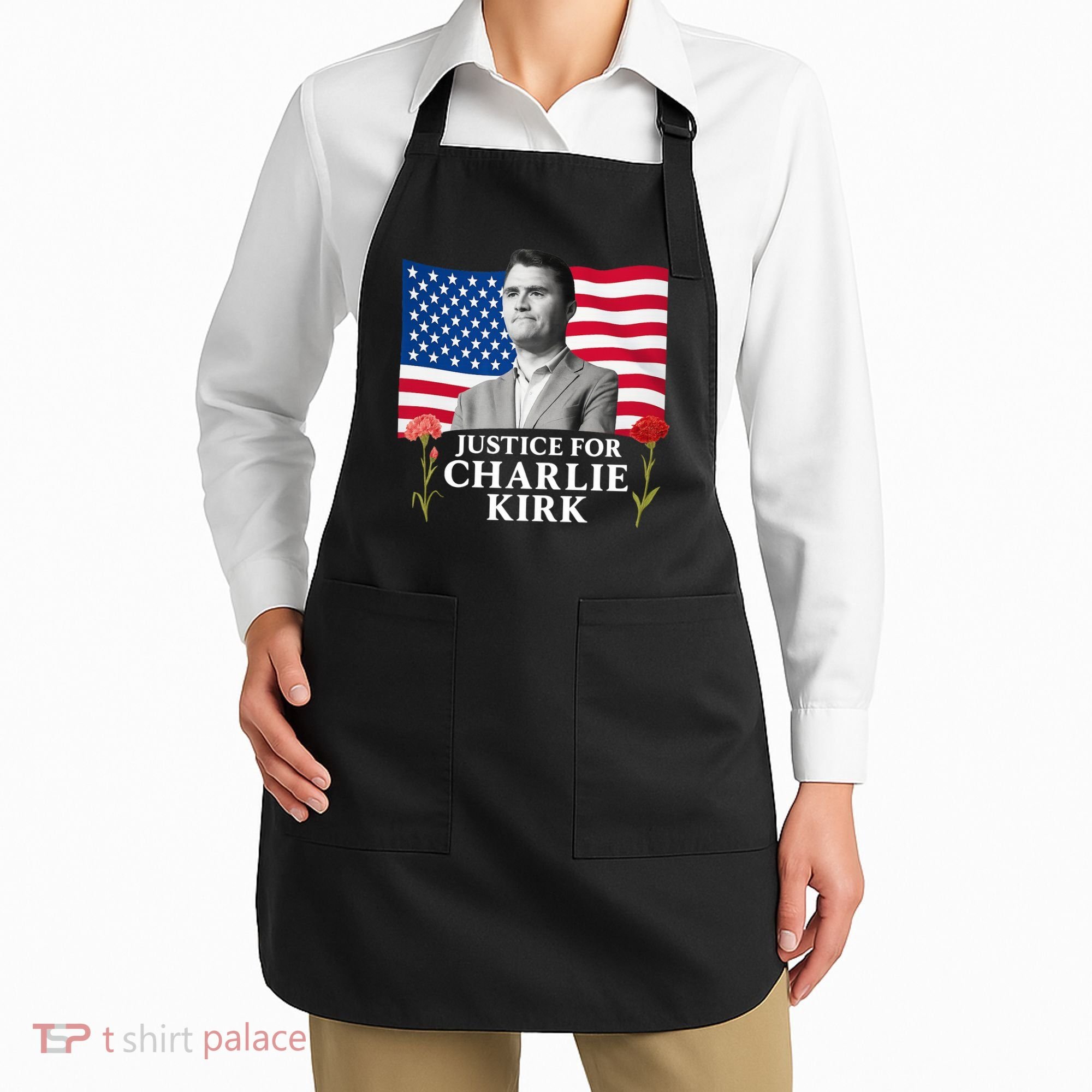 Charlie Kirk Inspired Justice For Charlie Apron