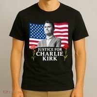 Charlie Kirk Inspired Justice For Charlie T-Shirt thumb 3