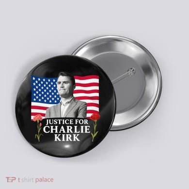 Charlie Kirk Inspired Justice For Charlie Button
