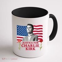 Charlie Kirk Inspired Justice For Charlie Coffee Mug thumb 1