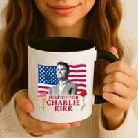 Charlie Kirk Inspired Justice For Charlie Coffee Mug thumb 3