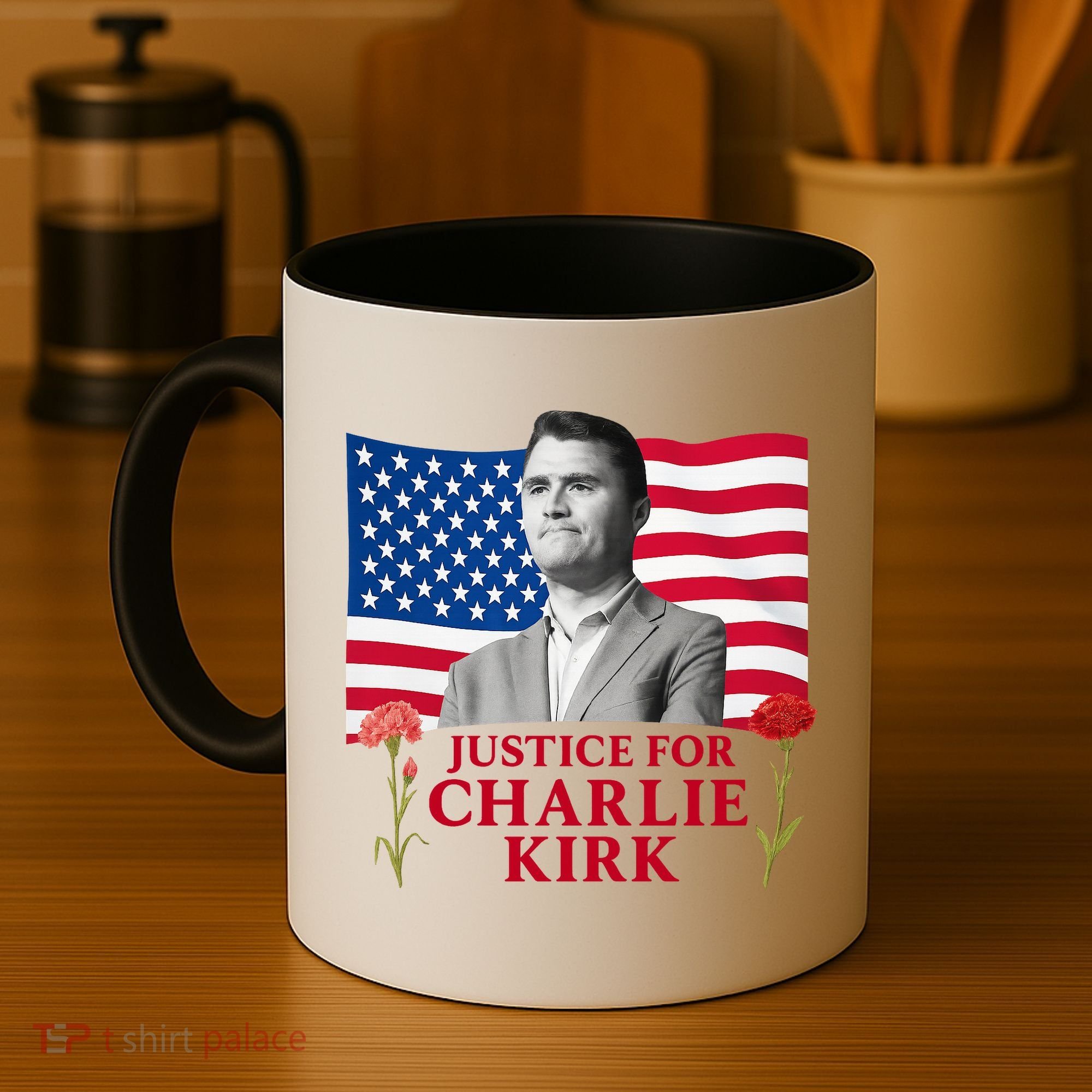 Charlie Kirk Inspired Justice For Charlie Coffee Mug