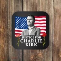 Charlie Kirk Inspired Justice For Charlie Coaster thumb 0