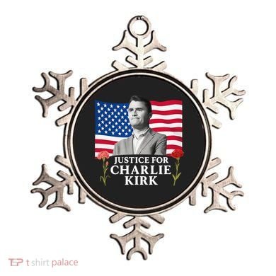 Charlie Kirk Inspired Justice For Charlie Ornament