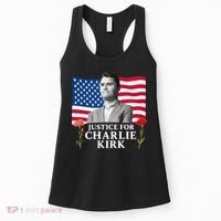 Charlie Kirk Inspired Justice For Charlie Women's Tank Top thumb 0