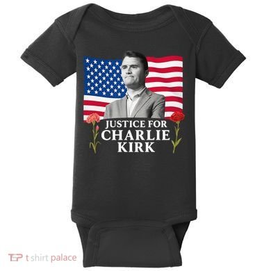 Charlie Kirk Inspired Justice For Charlie Baby Bodysuit
