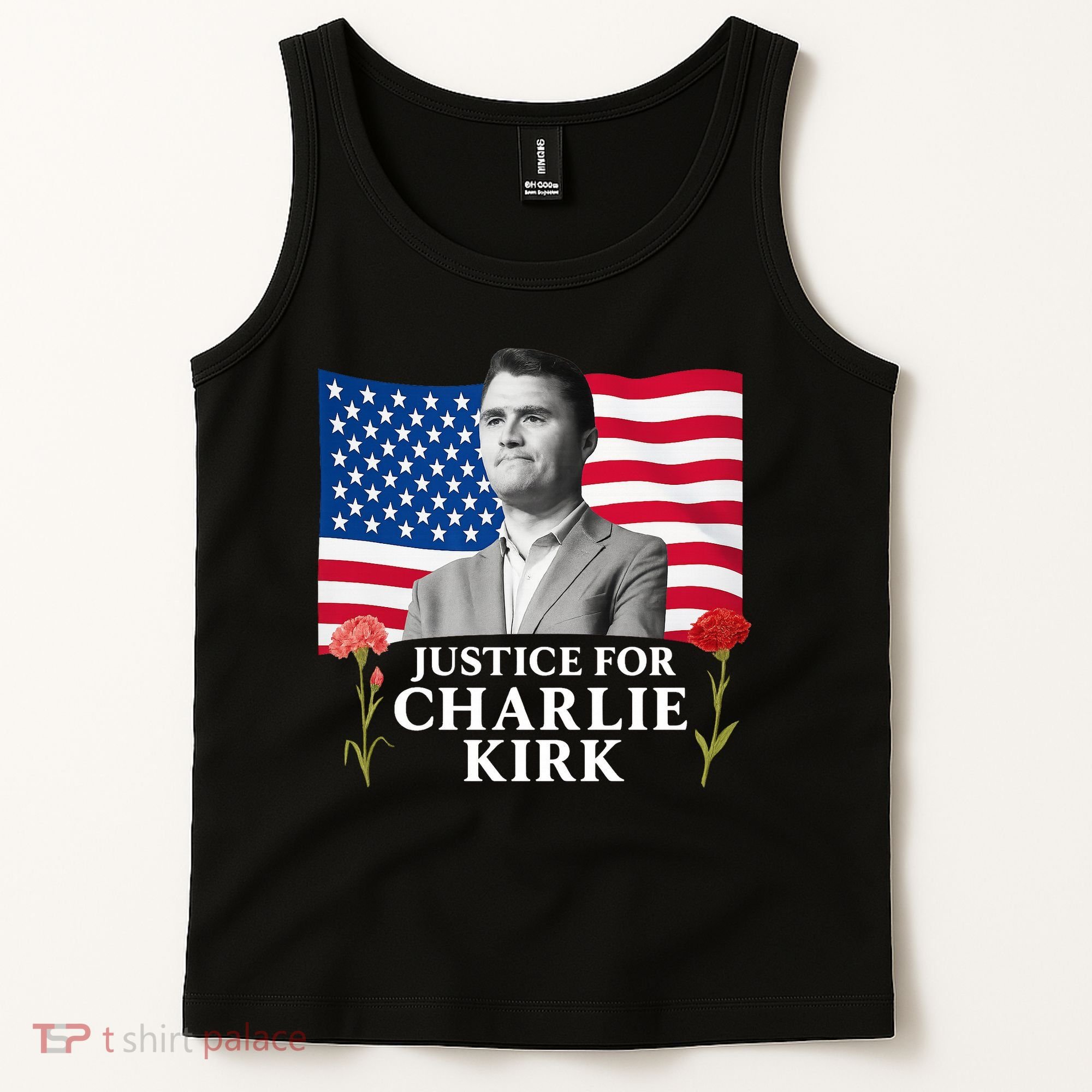 Charlie Kirk Inspired Justice For Charlie Tank Top