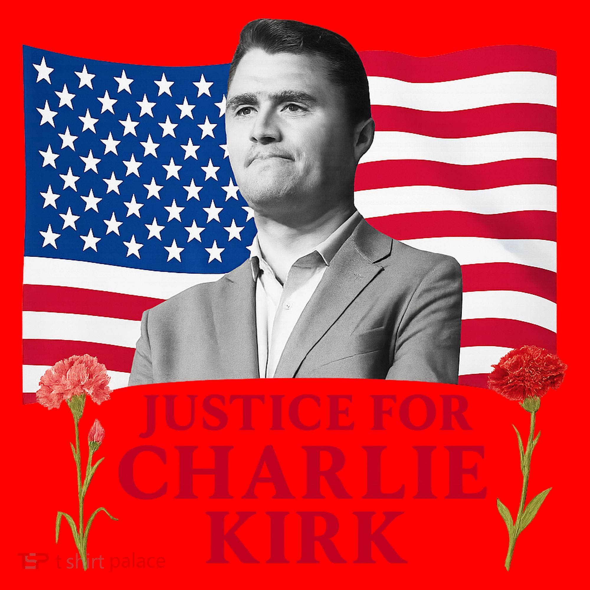 Charlie Kirk Inspired Justice For Charlie Santa Hat