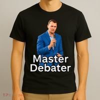 Charlie Kirk Is A Master Debater T-Shirt thumb 3