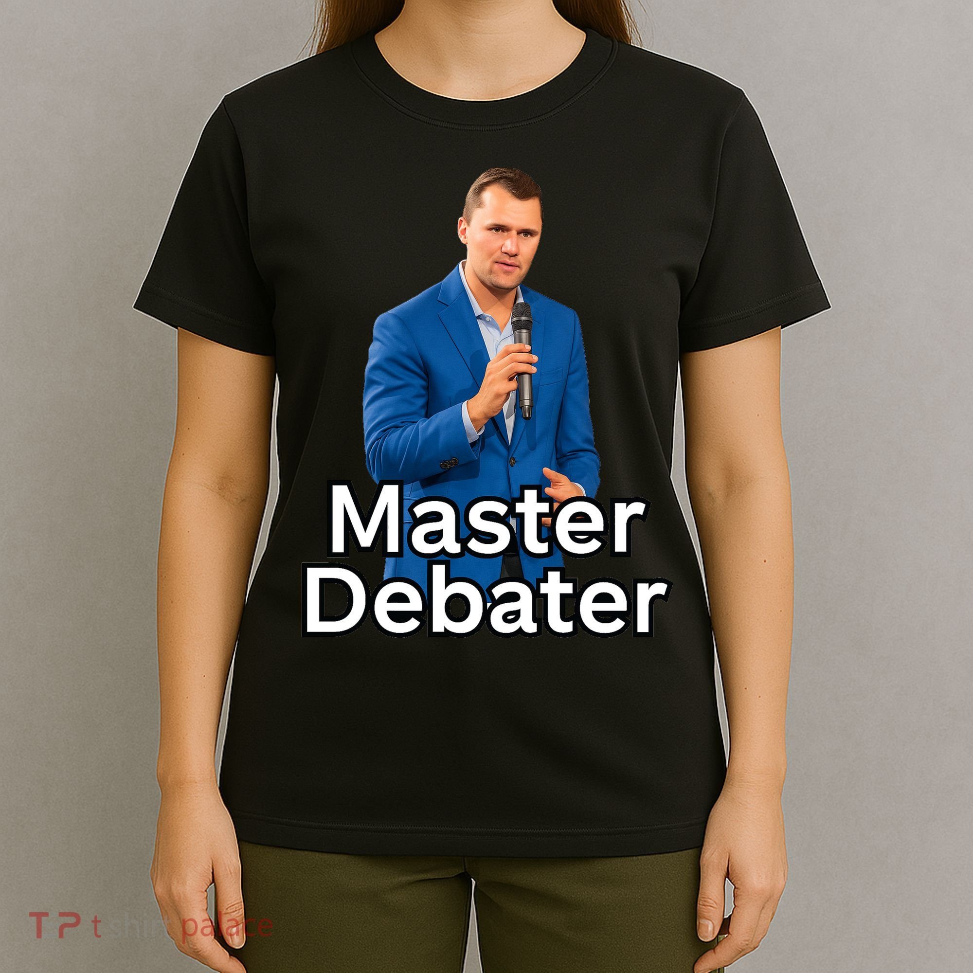 Charlie Kirk Is A Master Debater T-Shirt