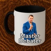 Charlie Kirk Is A Master Debater Coffee Mug thumb 2