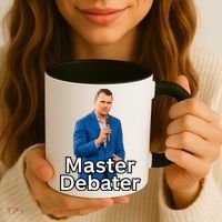 Charlie Kirk Is A Master Debater Coffee Mug thumb 3