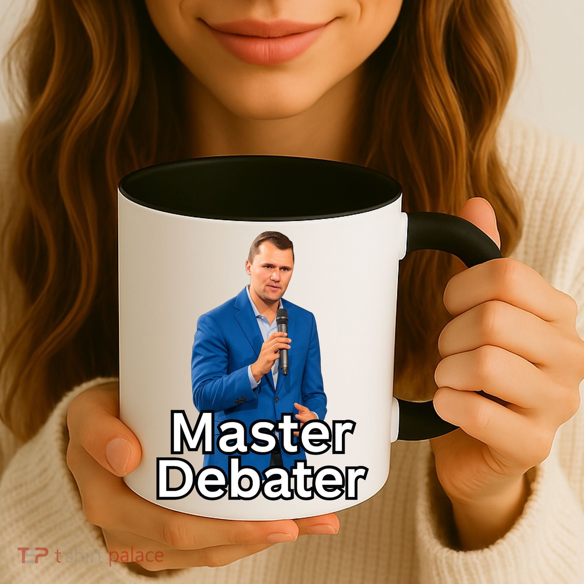 Charlie Kirk Is A Master Debater Coffee Mug