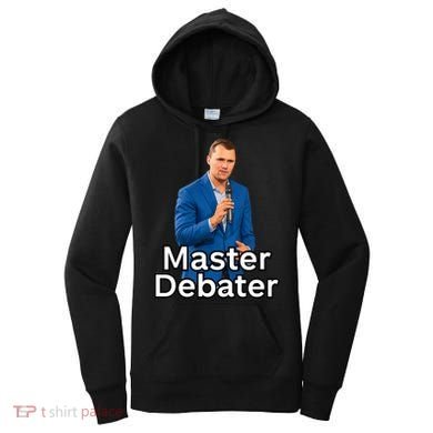 Charlie Kirk Is A Master Debater Women's Hoodie