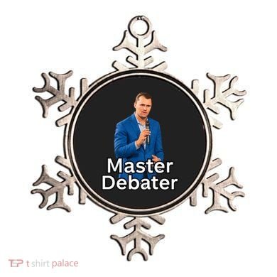 Charlie Kirk Is A Master Debater Ornament