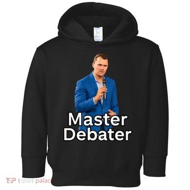 Charlie Kirk Is A Master Debater Toddler Hoodie