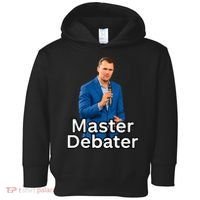 Charlie Kirk Is A Master Debater Toddler Hoodie thumb 0