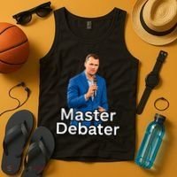 Charlie Kirk Is A Master Debater Tank Top thumb 4