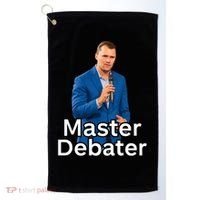 Charlie Kirk Is A Master Debater Golf Towel thumb 0