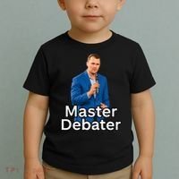 Charlie Kirk Is A Master Debater Toddler T-Shirt thumb 2