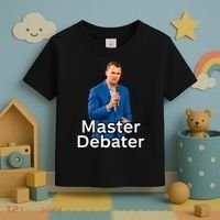 Charlie Kirk Is A Master Debater Toddler T-Shirt thumb 3