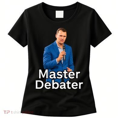Charlie Kirk Is A Master Debater Women's T-Shirt
