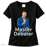 Charlie Kirk Is A Master Debater Women's T-Shirt thumb 0